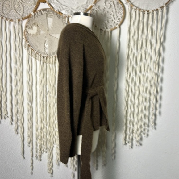 Nanushka Cleto Brown One- Shoulder Alpaca Blend Sweater Size Small - Picture 3 of 10